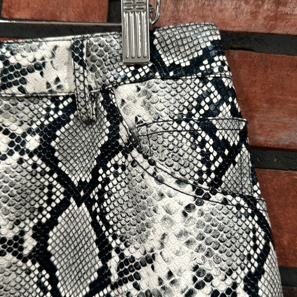 Apparis Gretchen Python Skirt in White Python - Picture 3 of 11